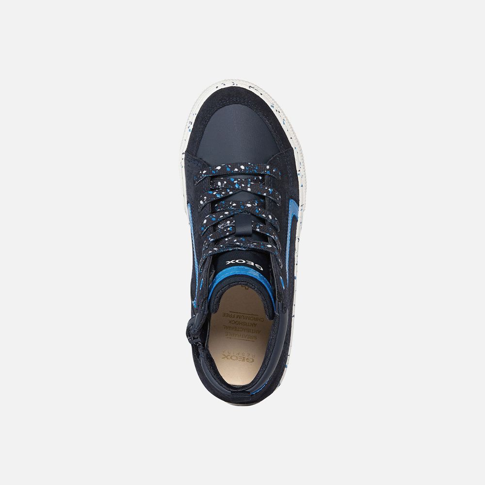 Tenis Geox Menino Azul Marinho - Alonisso - PGMVY9371